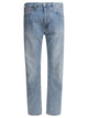 Levi's 555 Relaxed Straight Light Blue Cotton Straight-Leg Jeans
