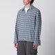 Bape Zip-Up Shirt With Check Pattern In Cotton