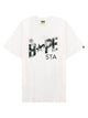Bape White Cotton T-Shirt