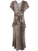 Rixo "Evie" Dress Antelope Spot Black