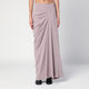 Dries Van Noten Pink Long Draped Skirt