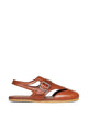 Dries Van Noten Brown Calf Leather Sandals