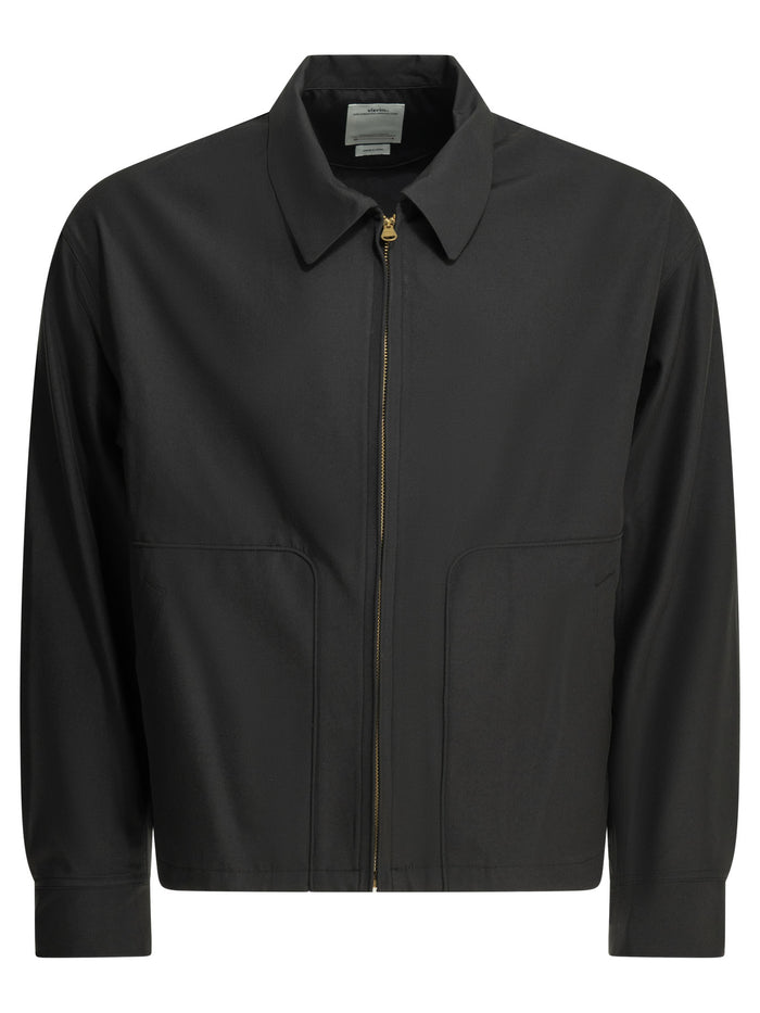 Visvim Somer Swing Black Silk Wool Overshirt Jacket