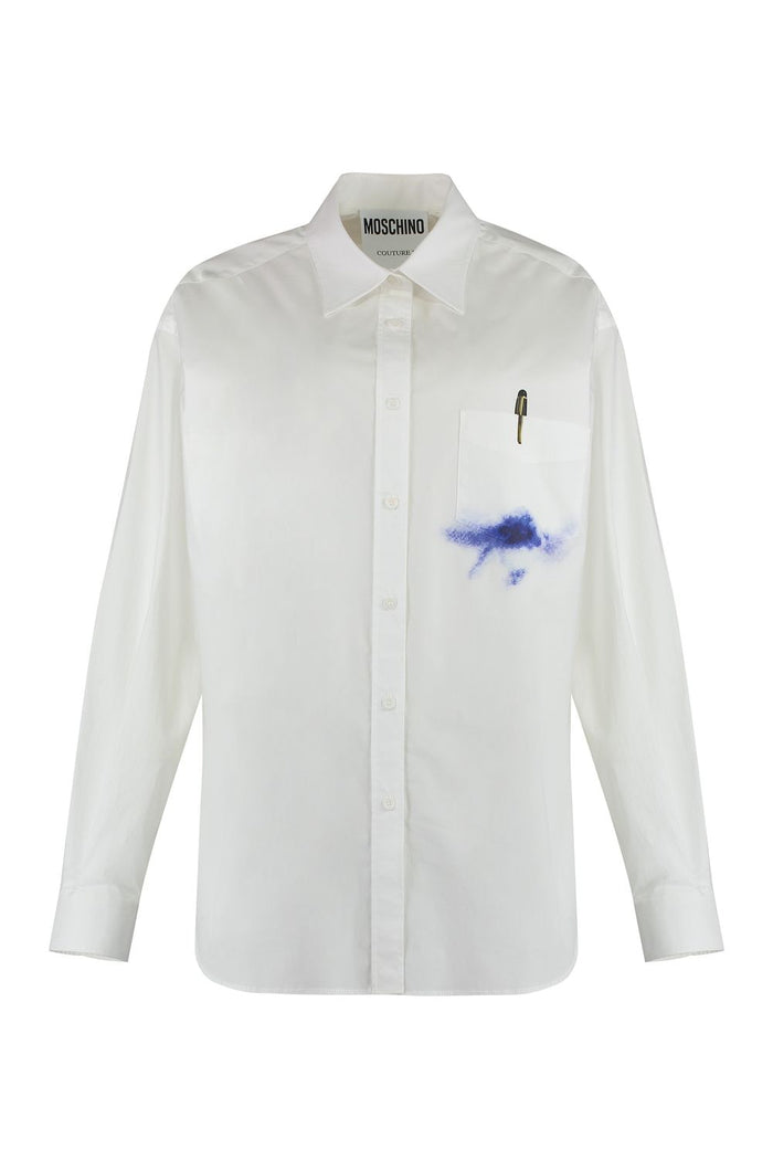 Moschino Couture Stretch Poplin Shirt