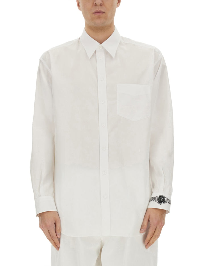 Moschino Couture Wristwatch Print Shirt