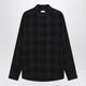 Dries Van Noten Brown Check-Pattern Viscose Shirt