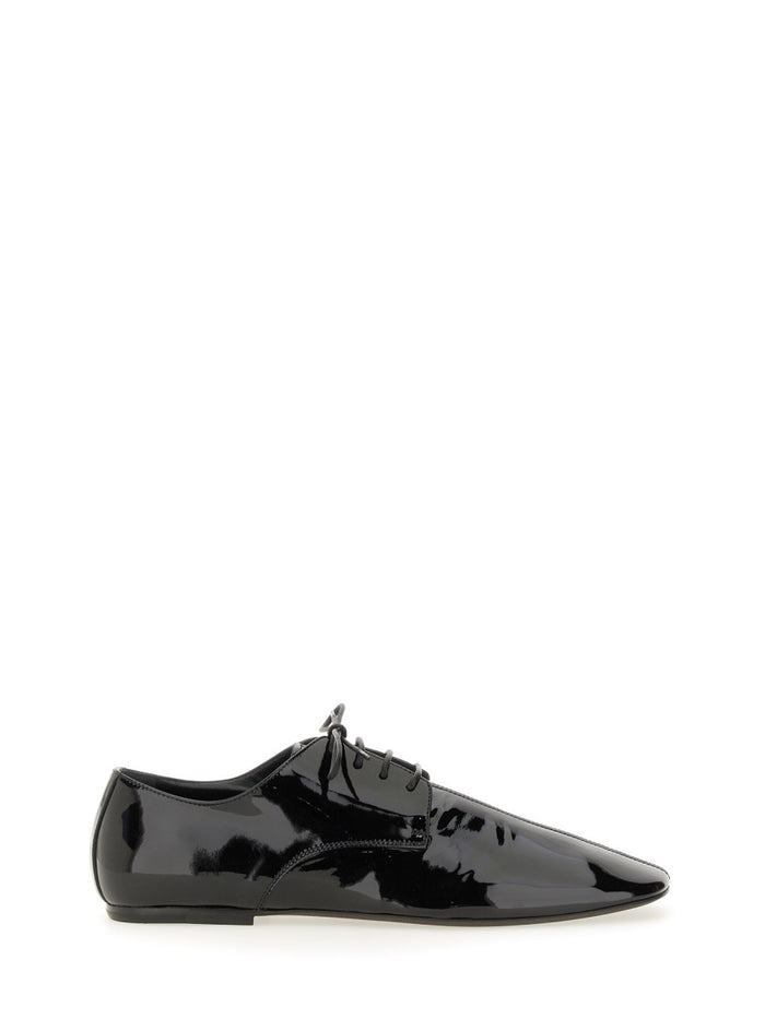 Dries Van Noten Shiny Leather Laceup Shoe