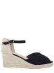 Castañer Black Cotton Ovine Leather