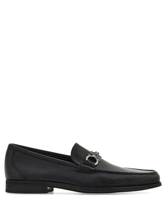 Ferragamo Supreme Gancini Ornament Loafers