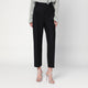 Alberta Ferretti Black Wool-Blend Trousers