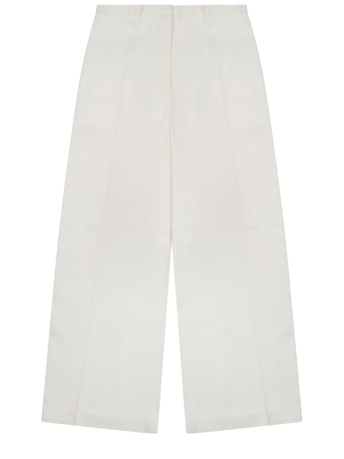 Alberta Ferreti Pantalone In Twill Di Viscosa