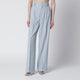 Alberta Ferreti Light Blue Trousers In Viscose Blend