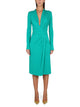 Alberta Ferreti V-Neck Dress