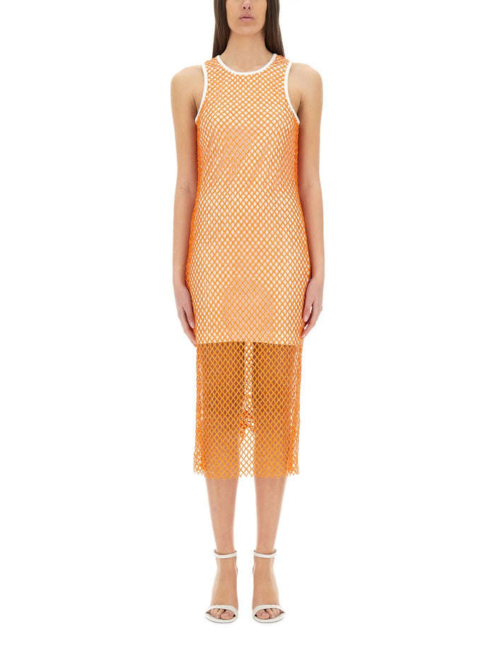 Moschino Jeans Mesh And Sequin Dress