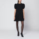 Moschino Black Mini Dress With Pleats
