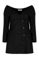 Alberta Ferreti Double-Breasted Virgin Wool Jacket