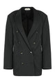 Alberta Ferreti Double-Breasted Blazer In Wool Blend