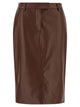 Giuseppe Di Morabito Leather Skirt