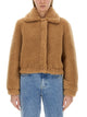Moschino Jeans Furry Effect Jacket