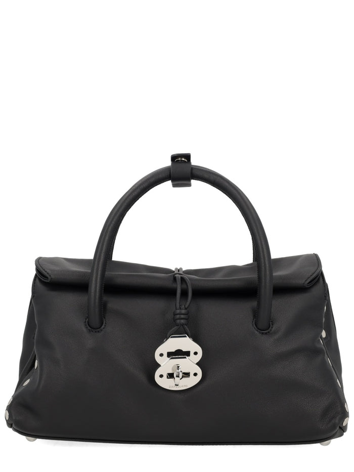 Zanellato Black Leather Shoulder Bag