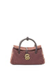 Zanellato Zanellato Dotta Jones Red Suede Bag With Shoulder Strap