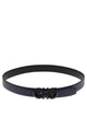 Ferragamo Gancini Black Calf Leather Leather Belt