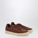 Ferragamo Brown Leather Sneakers
