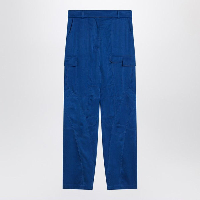 Ferragamo Electric Blue Cargo Trousers