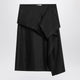 Ferragamo Asymmetric Black Skirt With Basque