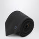Ferragamo Dark Grey Gancini Jacquard Tie