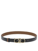 Ferragamo Black Leather Belt