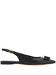 Ferragamo Black Leather Sandals Zelmy