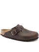 Birkenstock Boston Oiled Brown Leather Clogs