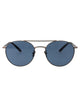 Giorgio Armani Matte Gunmetal Steel Sunglasses