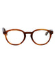 Giorgio Armani Striped Brown Acetate Sunglasses