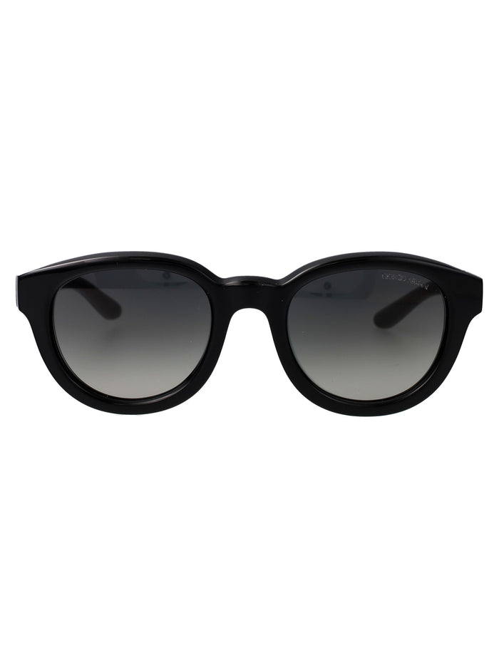 Giorgio Armani Black Acetate Sunglasses