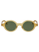 Giorgio Armani Transparent Honey Acetate Sunglasses