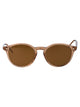 Giorgio Armani Transparent Brown Acetate Sunglasses