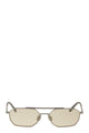 Brunello Cucinelli Titanium Sunglasses With Polyamide Lenses
