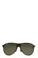 Brunello Cucinelli Sartorial Sunset Acetate And Titanium Sunglasses With Polarised Lenses