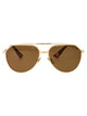 Dolce & Gabbana Gold Metal Sunglasses