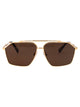Dolce & Gabbana Gold Metal Sunglasses
