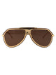 Dolce & Gabbana Gold Metal Sunglasses