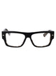 Dolce & Gabbana Black On Grey Havana Acetate Optical Glasses