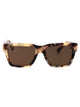 Dolce & Gabbana Havana Beige Acetate Sunglasses