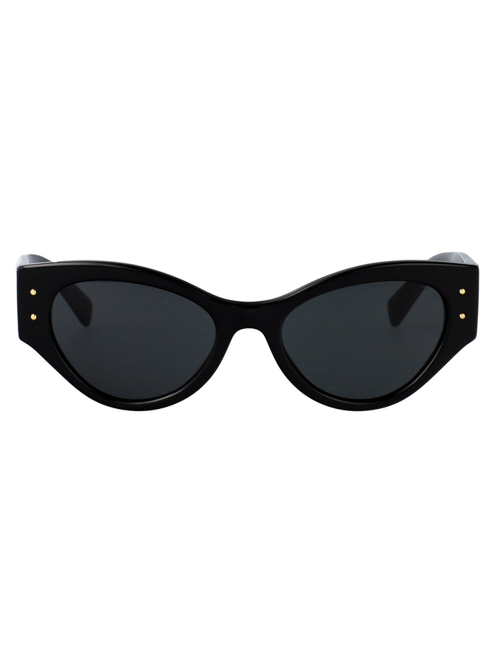 Dolce & Gabbana Black Acetate Sunglasses