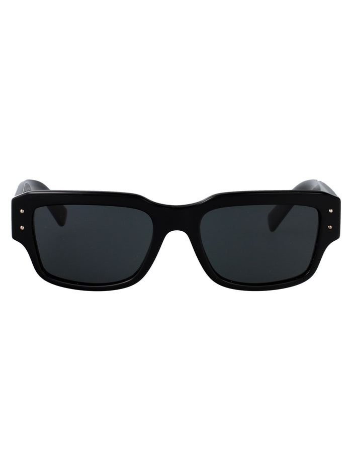 Dolce & Gabbana Black Acetate Sunglasses