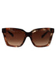 Dolce & Gabbana Dark Red Havana Acetate Sunglasses