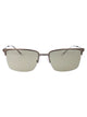 Emporio Armani Matte Gunmetal Metal Sunglasses