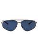 Emporio Armani Gunmetal Opaco Metal Sunglasses